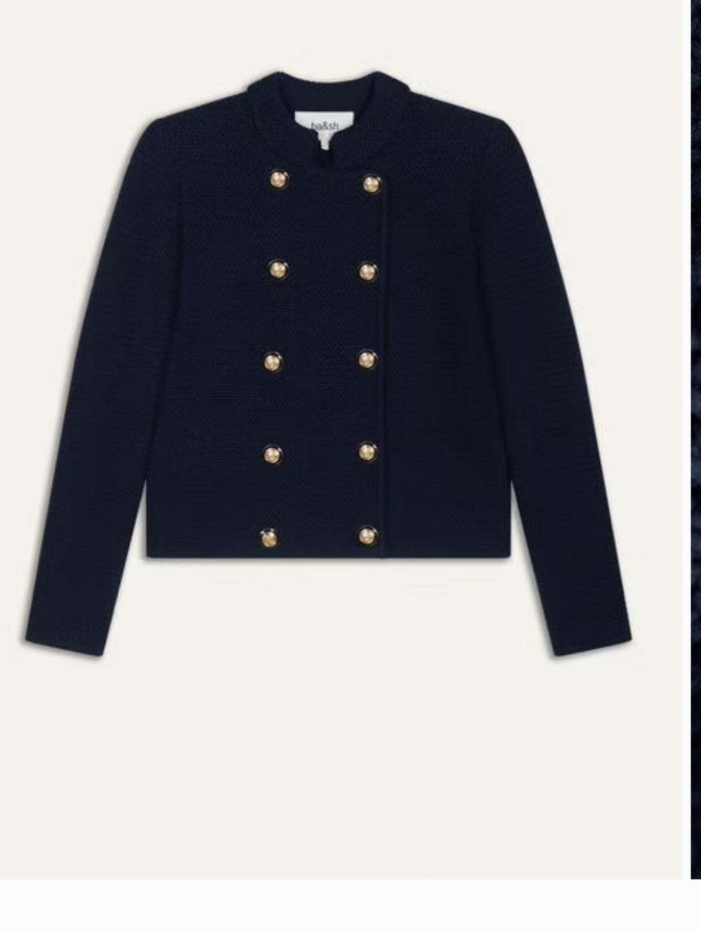 BA&SH LOUMAN LONG-SLEEVE CARDIGAN SIZE LARGE WOOL BLEND RETAIL $465 NWOT - Picture 5 of 16